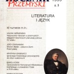 Przejdź do - Rocznik Przemyski tom 35 zeszyt 3. Literatura i Język