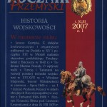 Przejdź do - Rocznik Przemyski tom 43, zeszyt 1. Historia Wojskowości