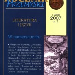 Przejdź do - Rocznik Przemyski tom 43 zeszyt 3. Literatura i Język