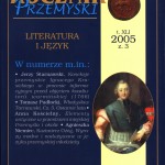 Przejdź do - Rocznik Przemyski tom 41 zeszyt 3. Literatura i Język